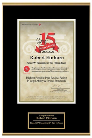 Robert Einhorn 15 years Anniversary (2005-2020)