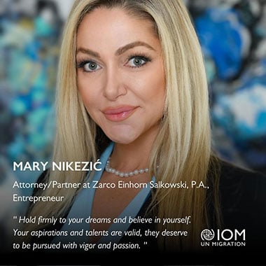 Photo of Mary Nikezić | IOM- UN MIGRATION